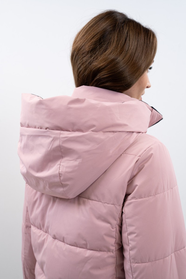 Adele Korte parka - marine/lichtroze Adele Korte parka - marine/lichtroze