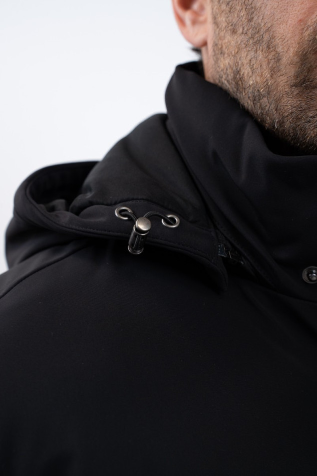 Achille Warme parka - Zwart