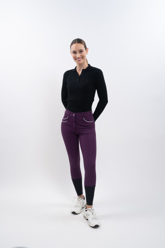 Jaipur Fleece-Hose Reiten - Feige