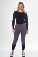 Jaipur Fleece-Hose Reiten - Anthrazit Grau Jaipur Fleece-Hose Reiten - Anthrazit Grau