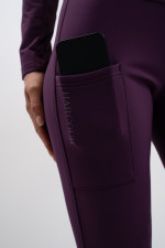 Lili Legging Polaire Femme - Figue (Dark purple) Lili Legging Polaire Femme - Figue (Dark purple)