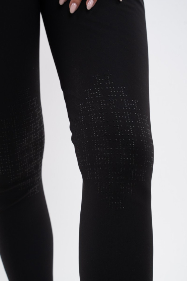 Lili Fleece Legging - Schwarz