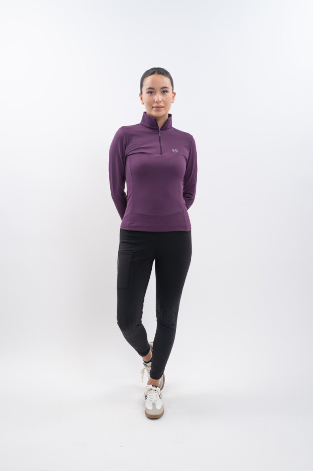 Lili Fleece Legging - Schwarz