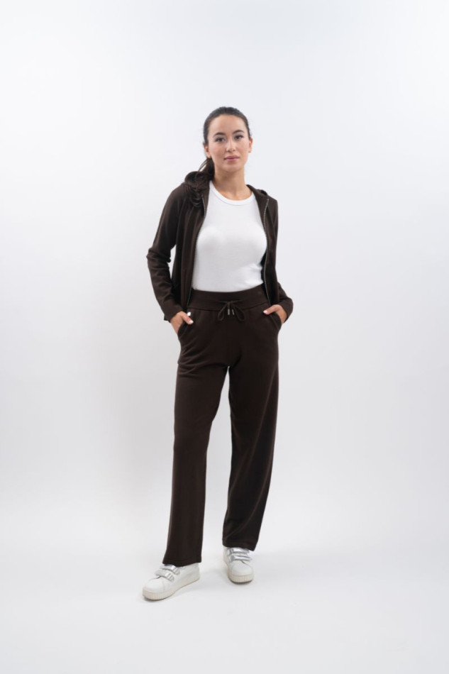 Andrea Jogging maille Femme - Cacao (Dark brown) Andrea Jogging maille Femme - Cacao (Dark brown)