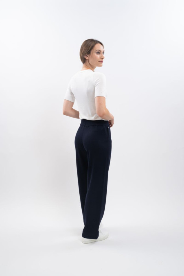 Andrea Knitted Jogging - Navy