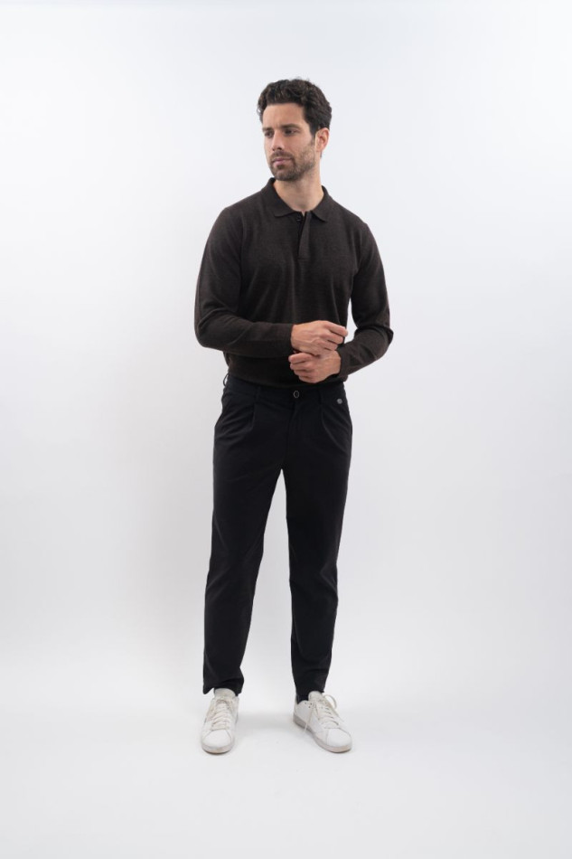 Pantalones chinos Adam - Negro