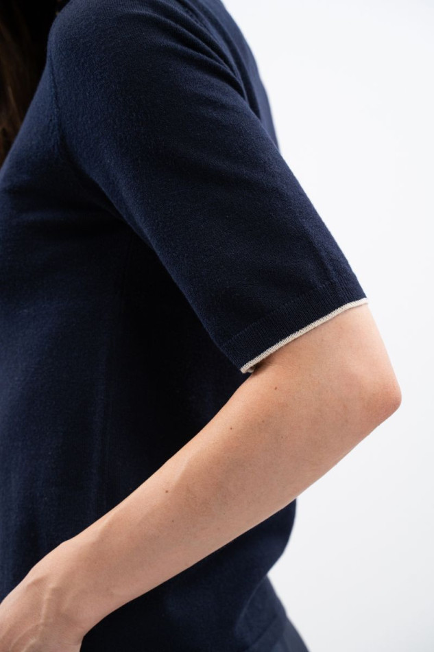 Amande Polo - Marineblau Amande Polo - Marineblau