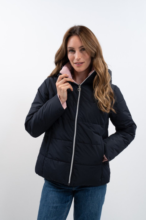 Adele Parka courte - Navy/Light pink