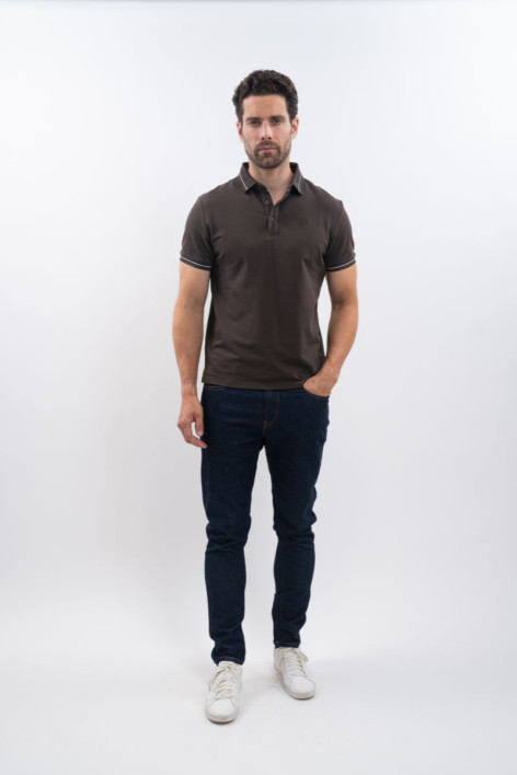 Oscar Polo MC Homme - Cacao (Dark brown)