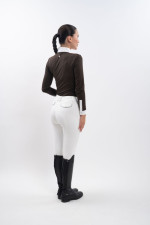 Stella Polo de Concours ML Femme - Cacao (Dark brown) Stella Polo de Concours ML Femme - Cacao (Dark brown)