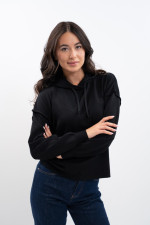 Plume Kapuzenpullover - Schwarz Plume Kapuzenpullover - Schwarz