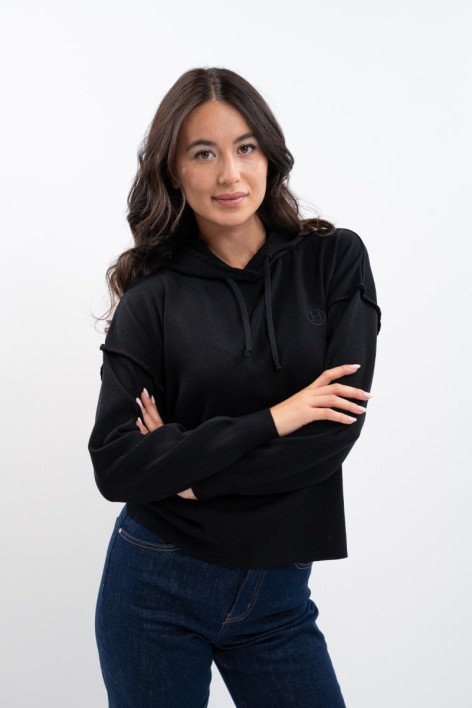 Sudadera con capucha Plume - Negra