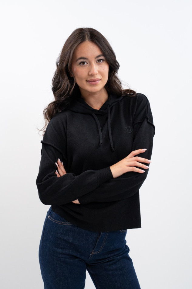 Sudadera con capucha Plume - Negra Sudadera con capucha Plume - Negra
