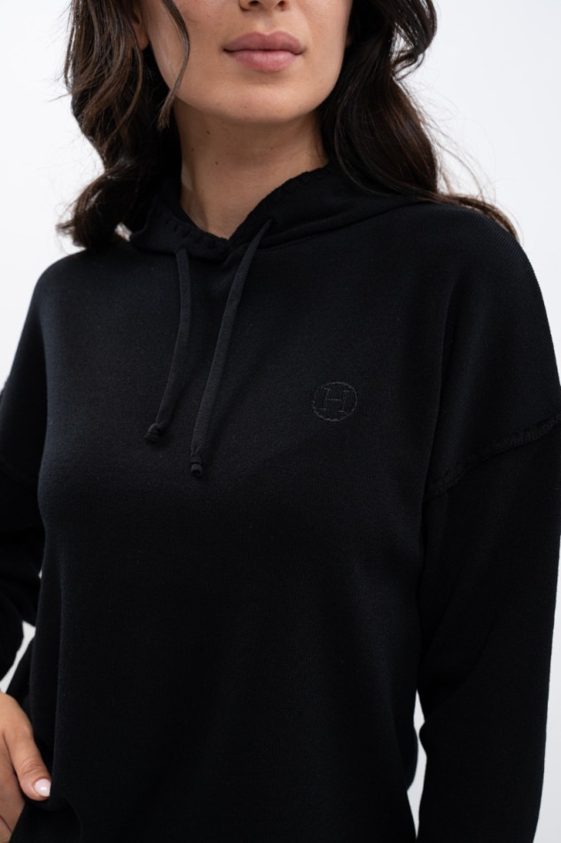 Sudadera con capucha Plume - Negra Sudadera con capucha Plume - Negra