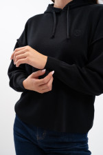 Felpa con cappuccio Plume Donna - Nero Felpa con cappuccio Plume Donna - Nero