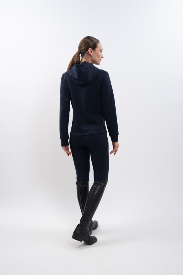 Ava Technisches Sweatshirt mit Rei&szlig;verschluss f&uuml;r Frauen - Marine (Navy)