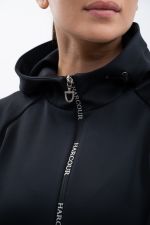 Sudadera técnica con cremallera Ava para mujer - Negra Sudadera técnica con cremallera Ava para mujer - Negra