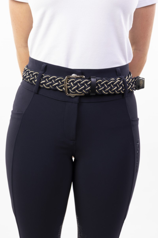 Charline Ceinture &eacute;lastique Versailles - Navy/Light Gold