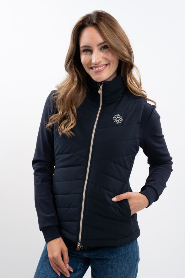 Leonie Dames Versailles Mouwloos Vest - Navy