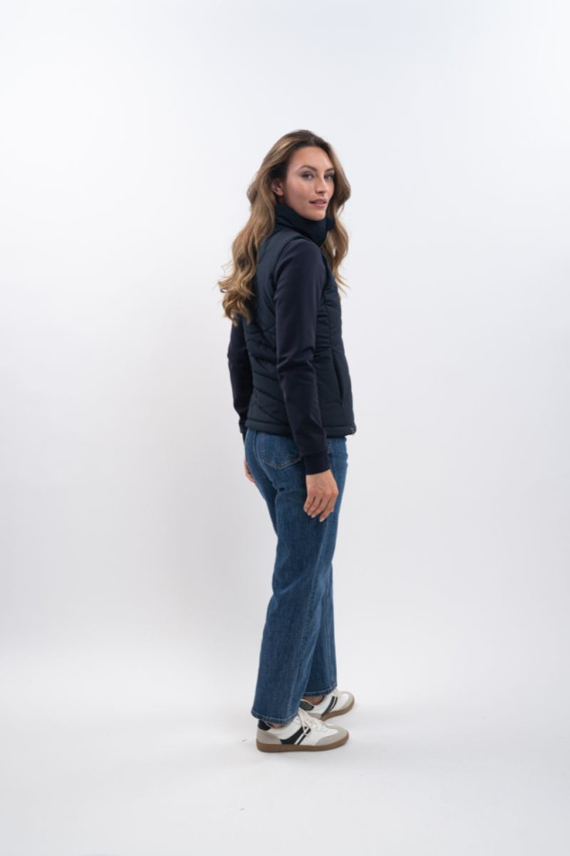 Leonie Dames Versailles Mouwloos Vest - Navy