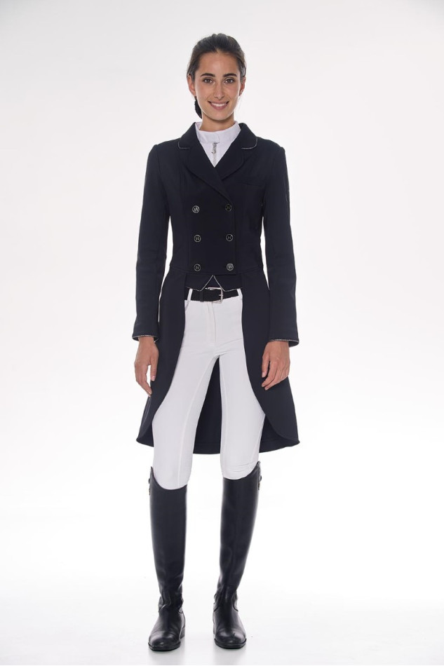 Floranie Frac Mujer - Negro
