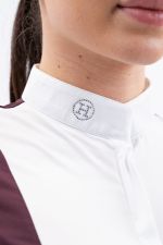 Shine Wedstrijdpolo - Aubergine Shine Wedstrijdpolo - Aubergine