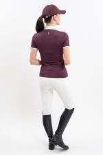 Shine Turnierpolo - Aubergine Shine Turnierpolo - Aubergine