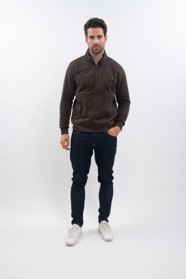 Sudadera Swabo para hombre - Cacao (marrón oscuro) Sudadera Swabo para hombre - Cacao (marrón oscuro)
