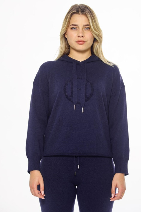 Sudadera de mujer Santa - Azul marino
