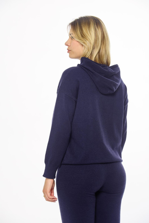 Sudadera de mujer Santa - Azul marino