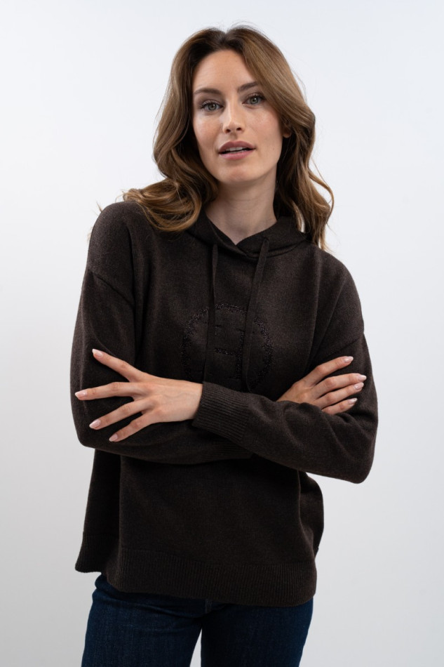 Aurelia Sweat maille Femme - Cacao (Dark brown) Aurelia Sweat maille Femme - Cacao (Dark brown)