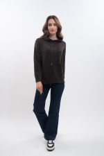Aurelia Women's knitted sweater - Cacao (Dark brown) Aurelia Women's knitted sweater - Cacao (Dark brown)