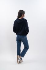 Aurelia Sudadera de punto para mujer - Azul marino Aurelia Sudadera de punto para mujer - Azul marino