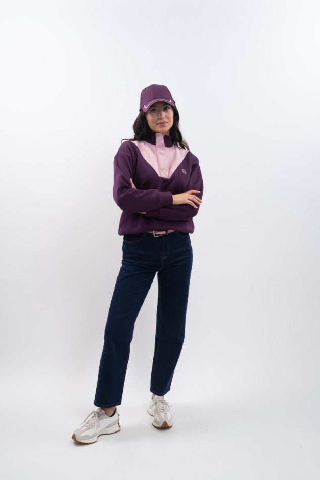 Ambre Sweat Femme - Dark purple/Light pink Ambre Sweat Femme - Dark purple/Light pink