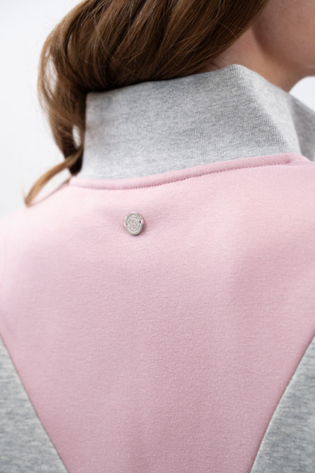 Ambre Sweat Vrouw - GrijsMel/Lichtroze
