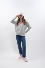 Ambre Sweat Woman - GreyMel/Light pink Ambre Sweat Woman - GreyMel/Light pink