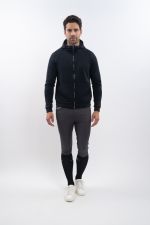 Aron Men's technical zip-up sweatshirt - Black (Black) Aron Men's technical zip-up sweatshirt - Black (Black)
