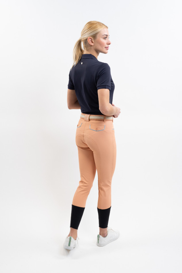 Pantalón de equitación Jaltika Fix System Grip - Albaricoque Pantalón de equitación Jaltika Fix System Grip - Albaricoque