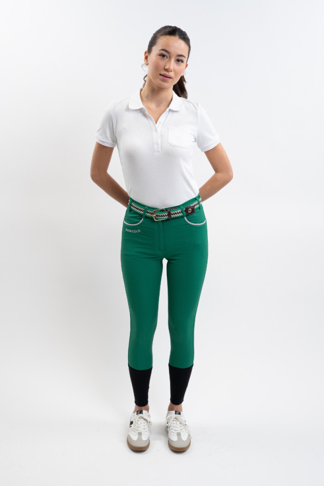 Jaltika Reithose fix system grip - Emerald Green