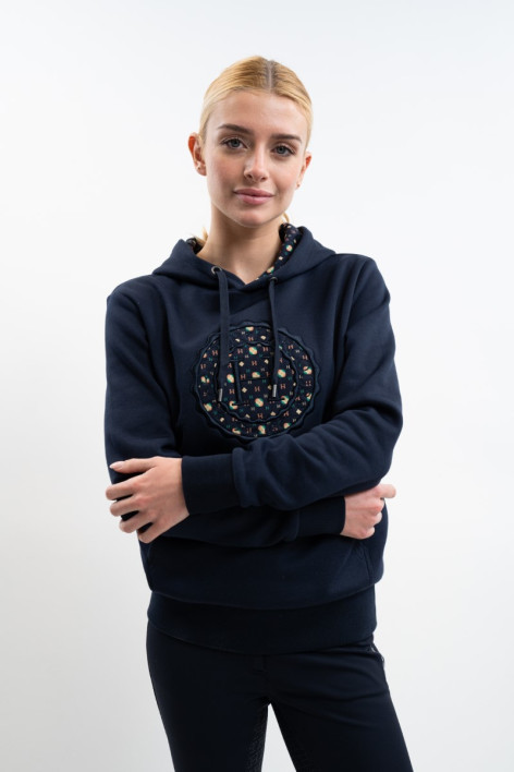 Sudadera unisex Samy - Mosaico azul marino