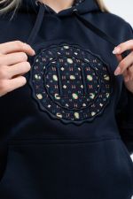 Samy Unisex Sweat - Navy Mosaic Samy Unisex Sweat - Navy Mosaic