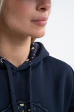 Sudadera unisex Samy - Mosaico azul marino Sudadera unisex Samy - Mosaico azul marino