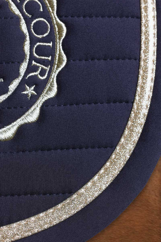 Karembar Rider Satteldecke - Navy/Light Gold
