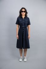 Vestido Disca Mujer - Azul marino Vestido Disca Mujer - Azul marino
