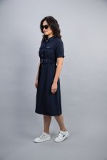 Vestido Disca Mujer - Azul marino Vestido Disca Mujer - Azul marino