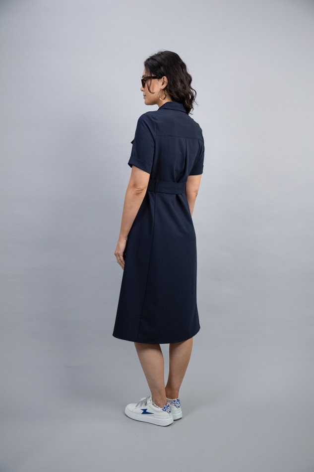 Disca Vrouwen Jurk - Navy Disca Vrouwen Jurk - Navy