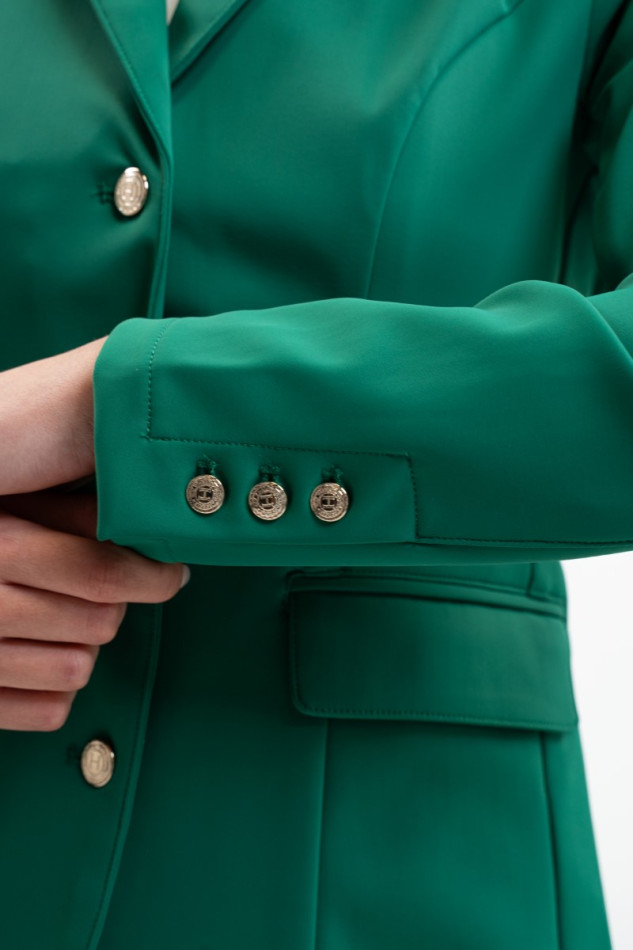 Jismy Dames Racejas - Smaragdgroen