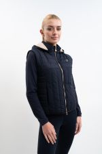 Berla Chaqueta sin mangas para mujer - Azul marino Berla Chaqueta sin mangas para mujer - Azul marino