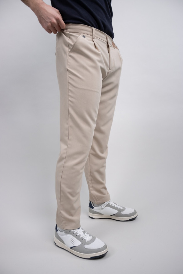Bruno Summer 24 Heren Chino Broek - Zand Bruno Summer 24 Heren Chino Broek - Zand
