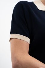 Peach Polo Femme - Marine (Navy) Peach Polo Femme - Marine (Navy)